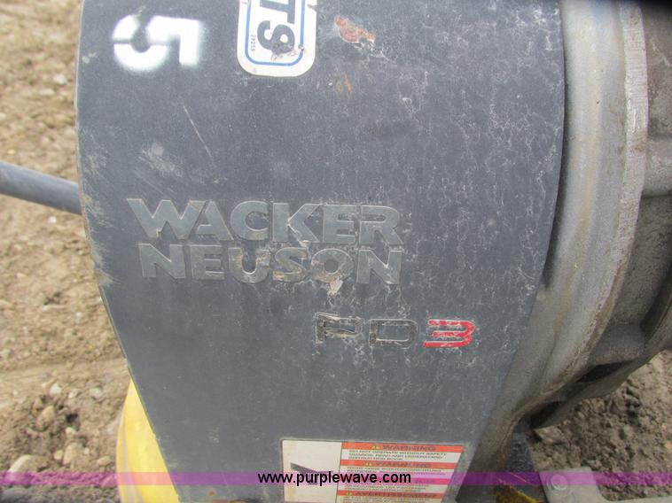 image for item L3912 Wacker Neuson PD3 water pump