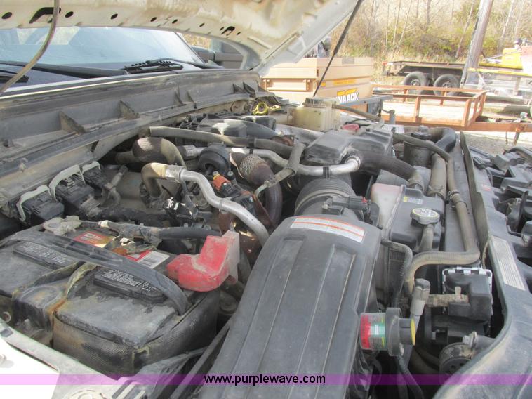 image for item L4165 2011 Ford F350 Super Duty XL flatbed pickup truck