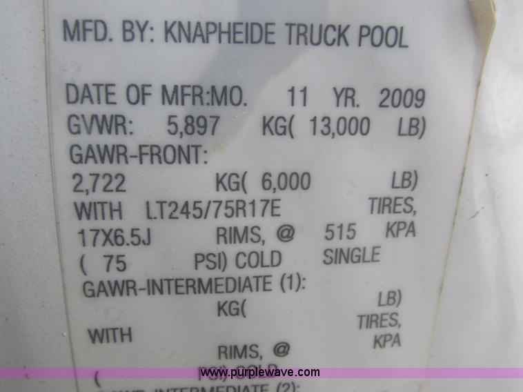 image for item L4166 2009 Ford F350 Super Duty XL utility truck