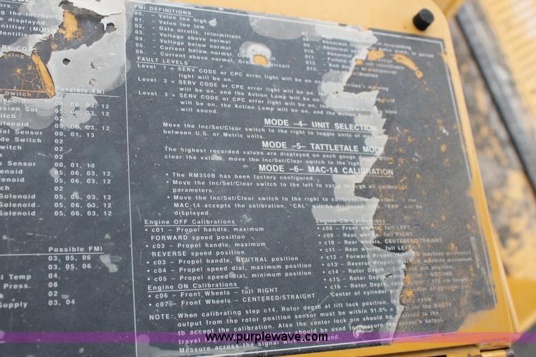 image for item L4459 2005 Caterpillar RM-350B reclaimer