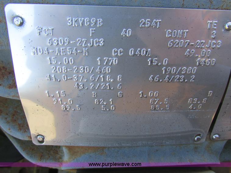 image for item L5355 1980 CEI 25H0H-TMS oil heater tank