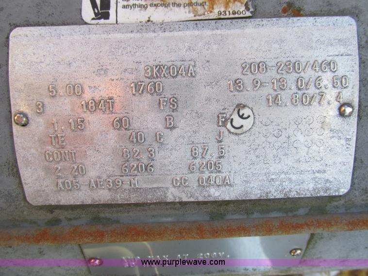 image for item L5355 1980 CEI 25H0H-TMS oil heater tank