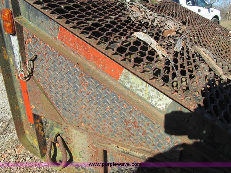 image for item L5356 1974 Luttig drop deck trailer