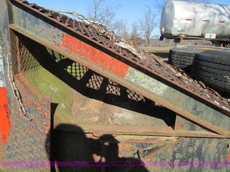 image for item L5356 1974 Luttig drop deck trailer