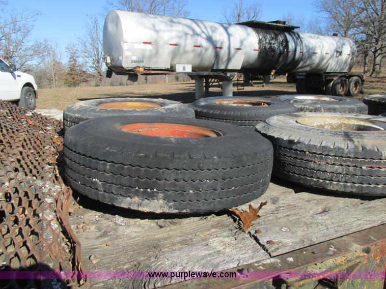 image for item L5356 1974 Luttig drop deck trailer