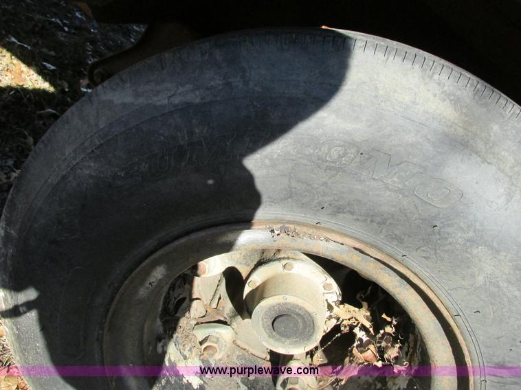 image for item L5356 1974 Luttig drop deck trailer