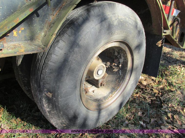 image for item L5356 1974 Luttig drop deck trailer