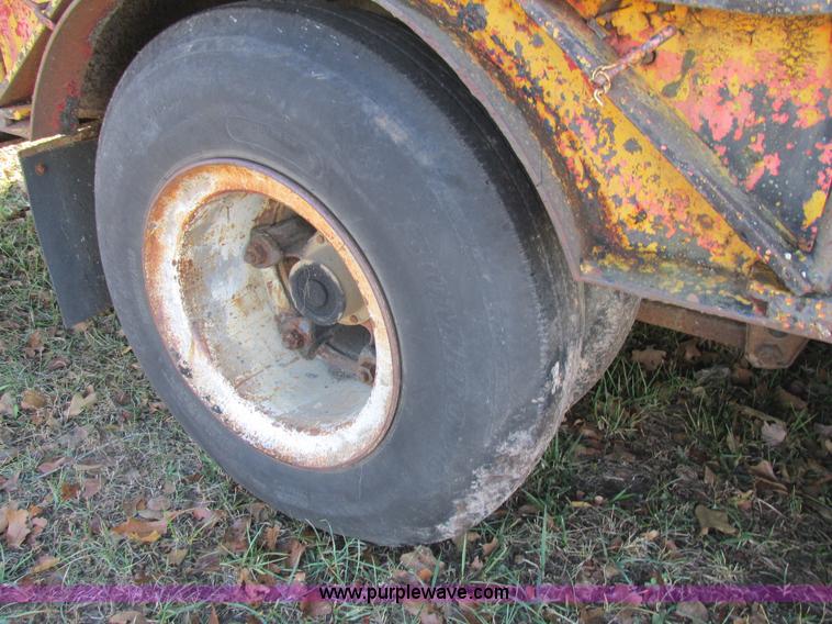 image for item L5356 1974 Luttig drop deck trailer