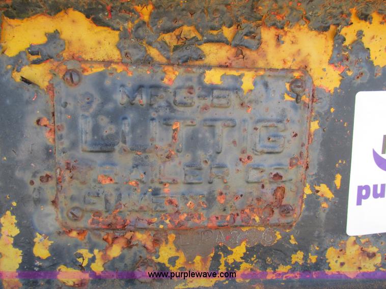 image for item L5356 1974 Luttig drop deck trailer