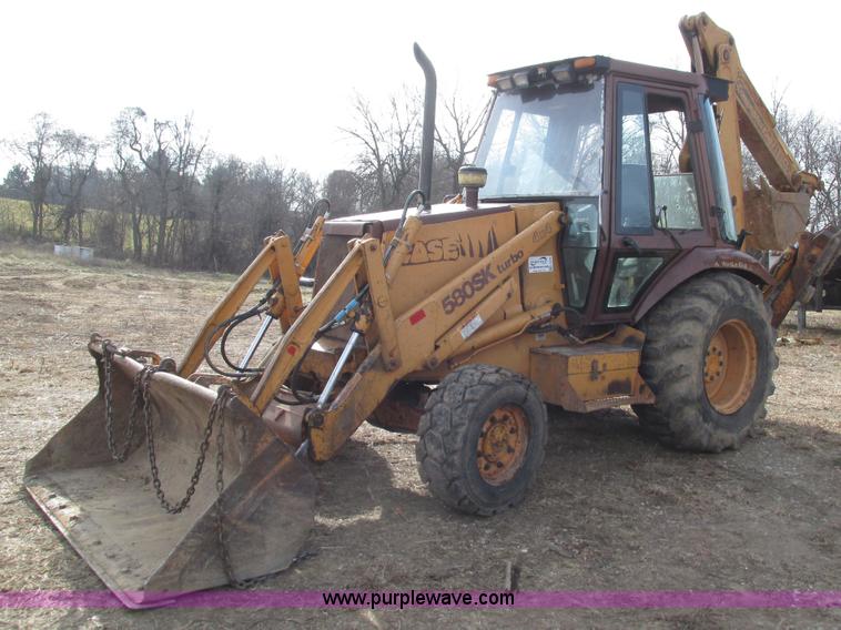 image for item L5372 1994 Case 580 Super K backhoe