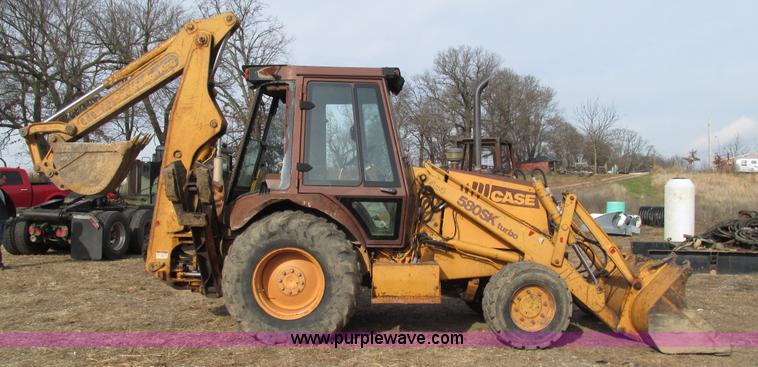 image for item L5372 1994 Case 580 Super K backhoe