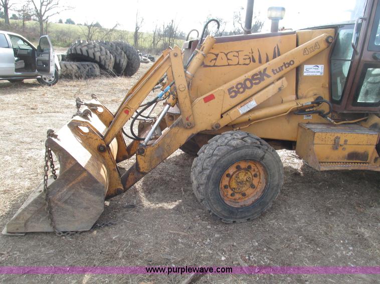 image for item L5372 1994 Case 580 Super K backhoe