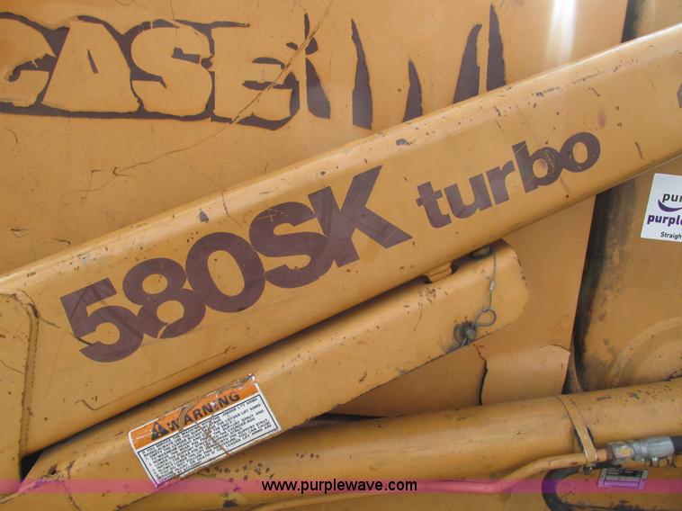 image for item L5372 1994 Case 580 Super K backhoe