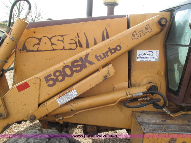 image for item L5372 1994 Case 580 Super K backhoe