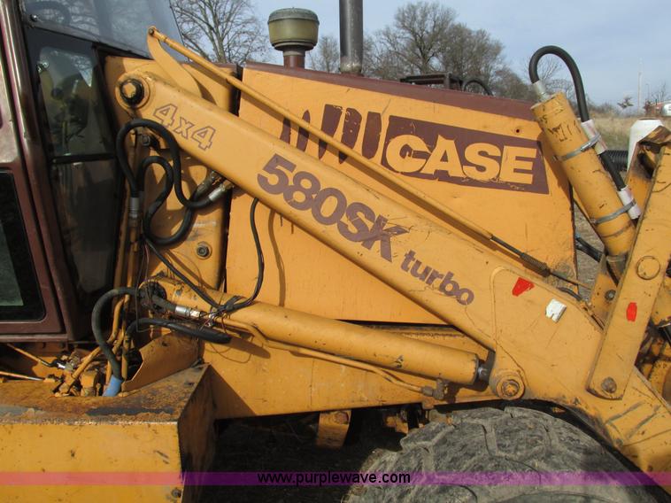 image for item L5372 1994 Case 580 Super K backhoe