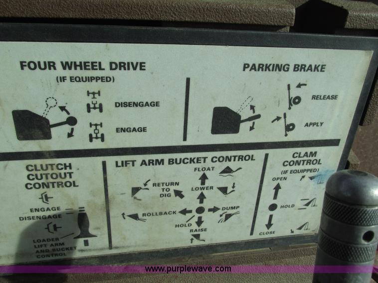 image for item L5372 1994 Case 580 Super K backhoe