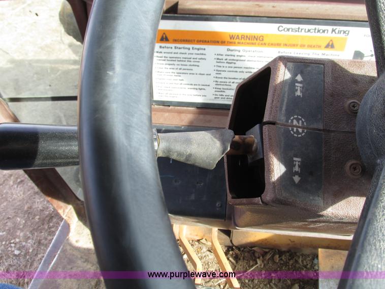 image for item L5372 1994 Case 580 Super K backhoe