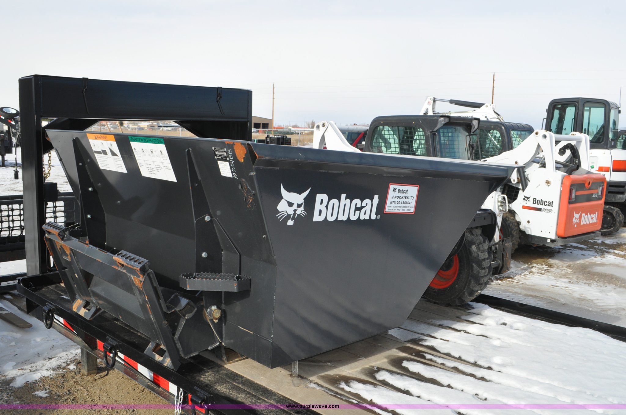 Bobcat 25 skid steer dump hopper in Cheyenne, WY Item G7046 sold