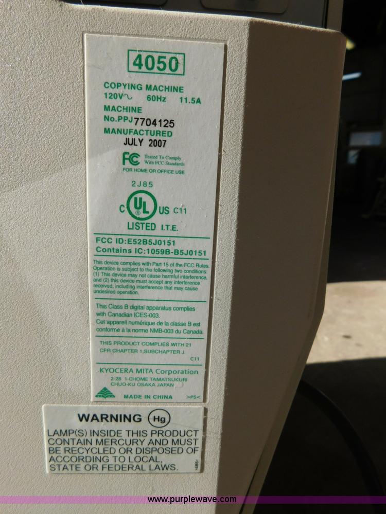 image for item AO9994 Kyocera KM-4050 copier