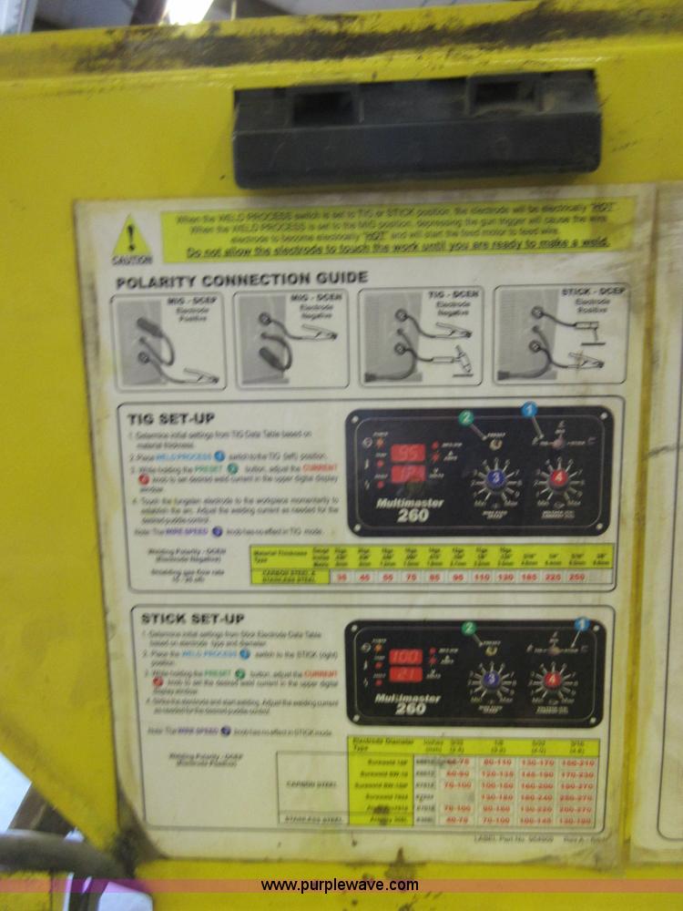 image for item BB9031 Esab Multimaster 260 wire feed welder