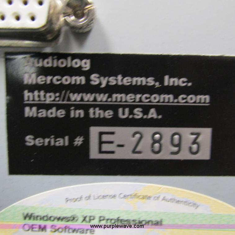 image for item BG9174 Mercom digital recorders