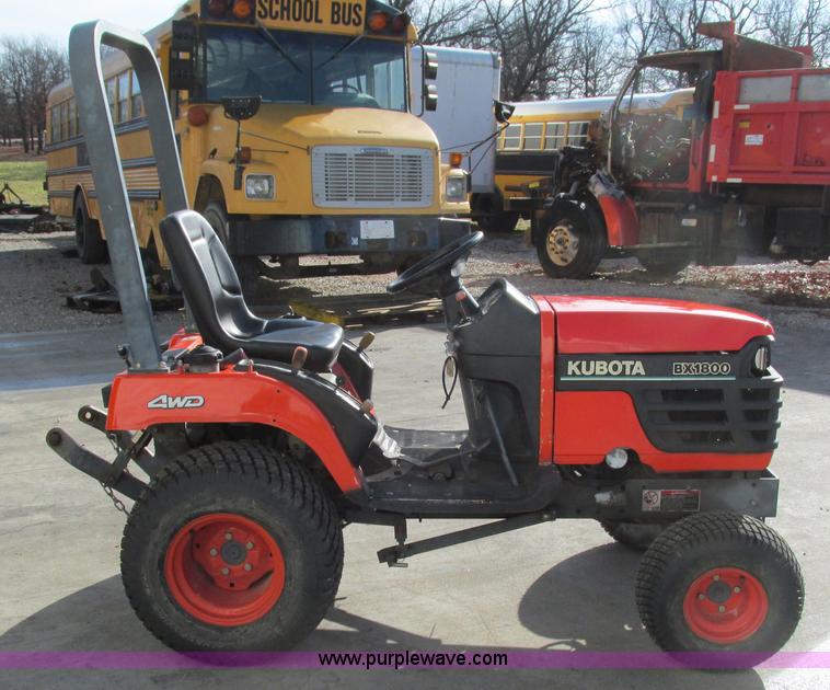 image for item BG9199 2003 Kubota BX1800 MFWD tractor