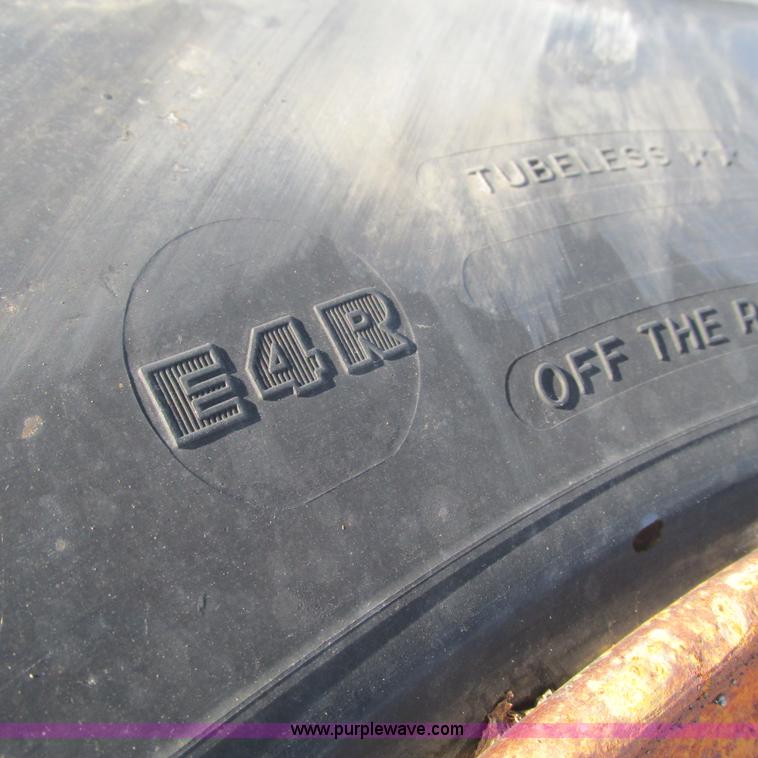 image for item BG9217 (4) 18.00-33 tires and wheels