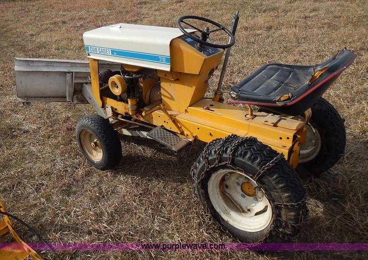 Cub Cadet 72 lawn mower in Leonardville, KS Item BN9090 sold Purple
