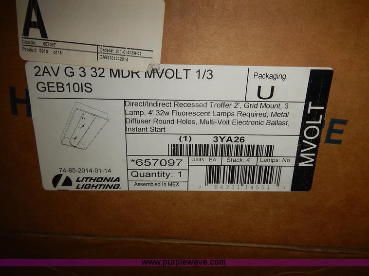 image for item BN9132 (24) Lithonia lighting troffers