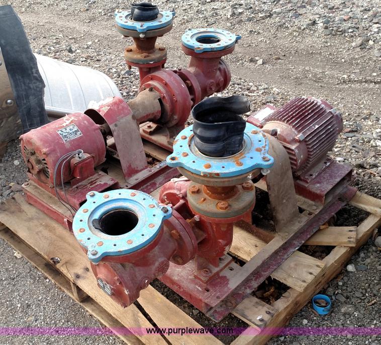 image for item BR9401 (2) Bell & Gossett 1510 pumps