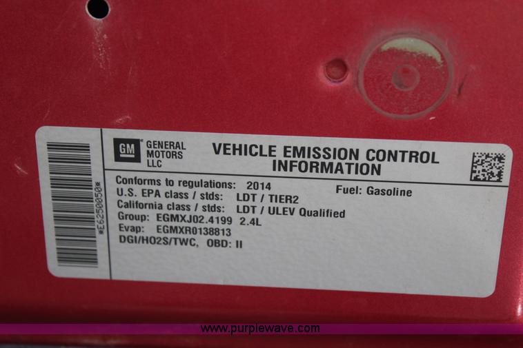 image for item J7711 2014 GMC Terrain SLE SUV