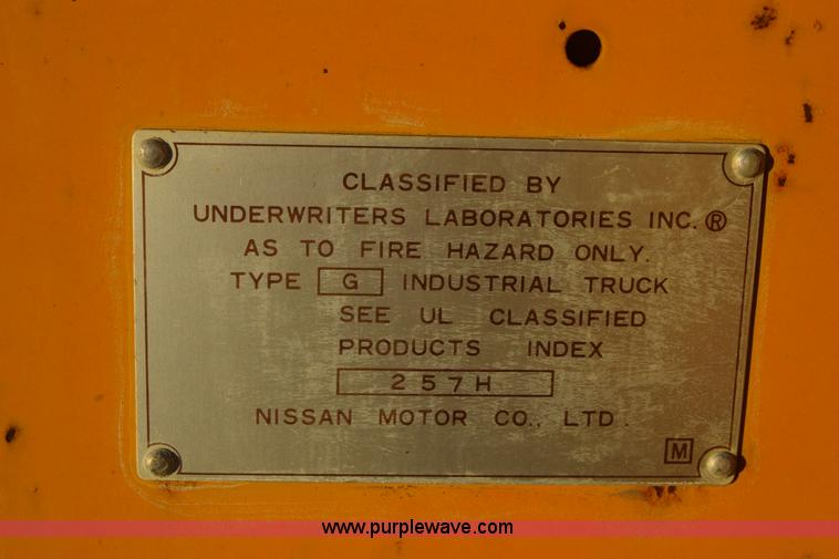 image for item K4997 Datsun FG107 forklift