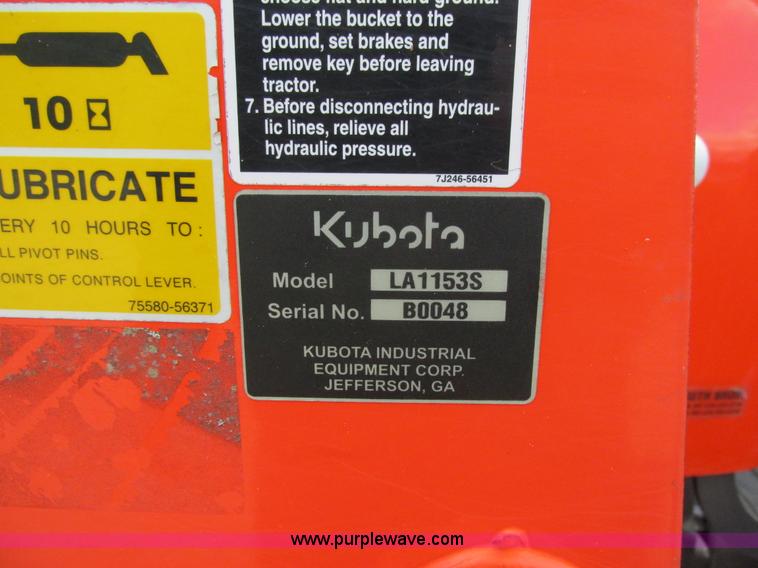 image for item K5207 2008 Kubota M7040D MFWD tractor