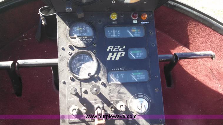 image for item K5250 1981 Robinson R22HP helicopter