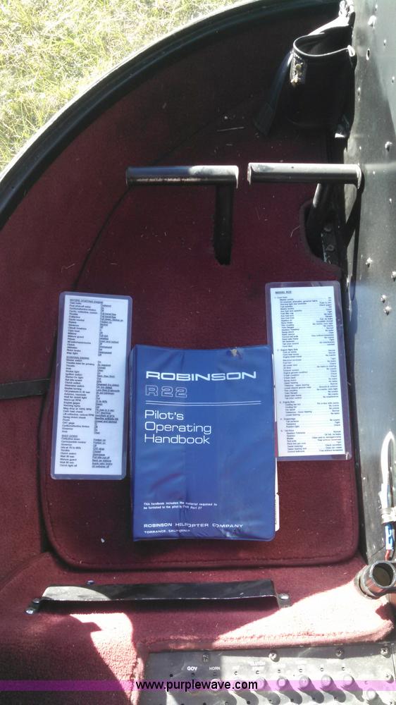 image for item K5250 1981 Robinson R22HP helicopter