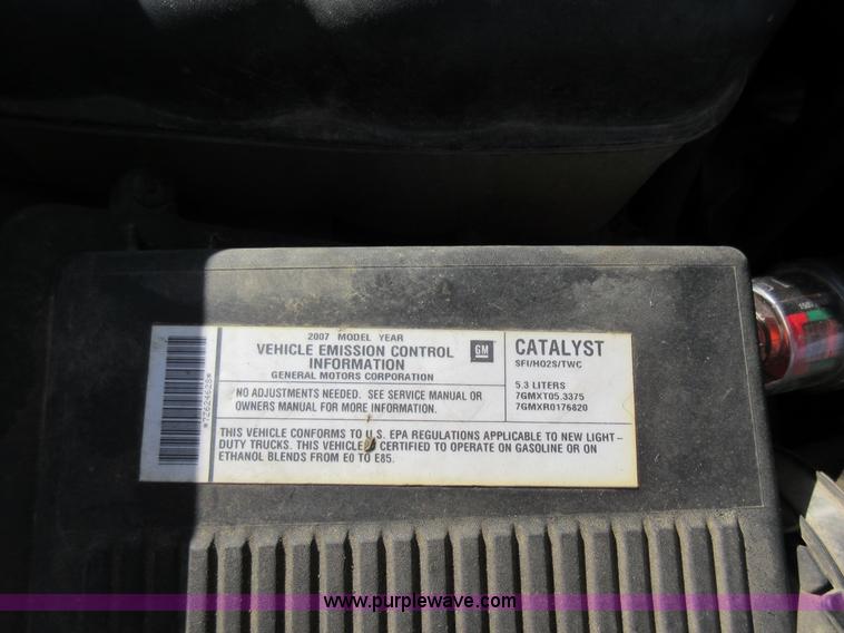 image for item K5260 2007 Chevrolet Silverado 1500 Ext. Cab pickup truck