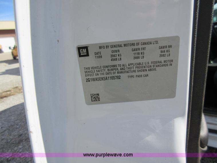 image for item K5262 2010 Chevrolet Impala LS