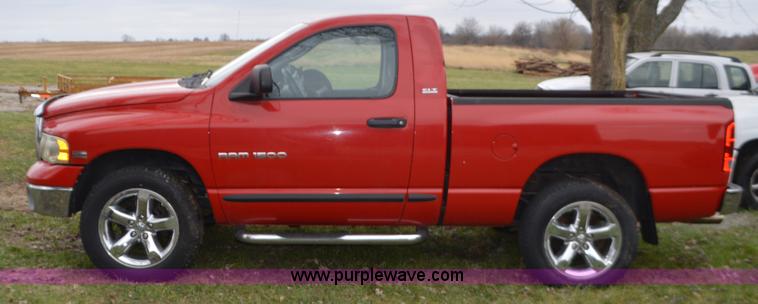 image for item K5270 2002 Dodge Ram 1500 pickup truck