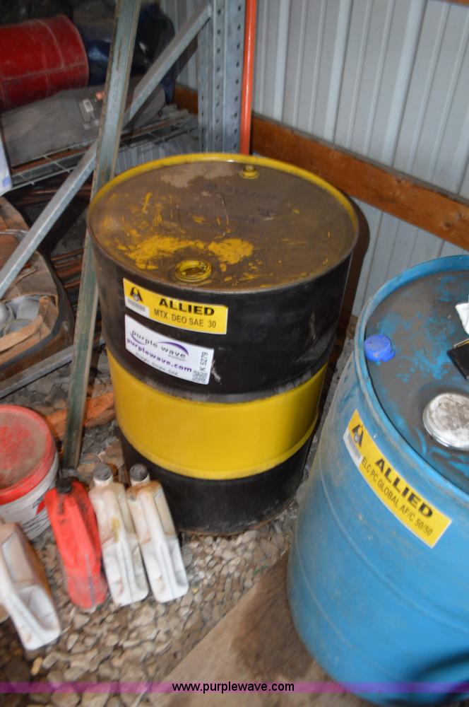 image for item K5279 55 gallon drum of allied MTX diesel engine oil