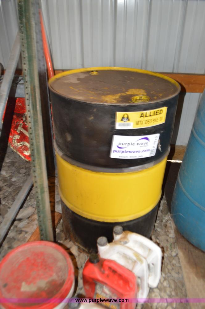 image for item K5279 55 gallon drum of allied MTX diesel engine oil