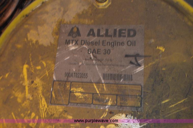 image for item K5279 55 gallon drum of allied MTX diesel engine oil