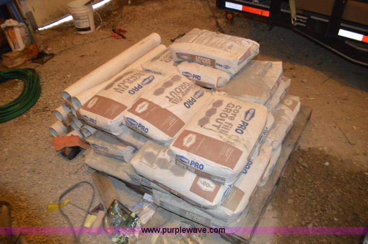 image for item K5282 Approximately 25 Ash Grove Pro core fill grout bags