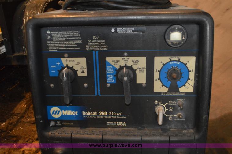 image for item K5283 Miller Bobcat 250 welder/generator