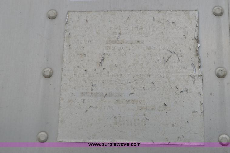 image for item K5295 1986 Pines dry van trailer