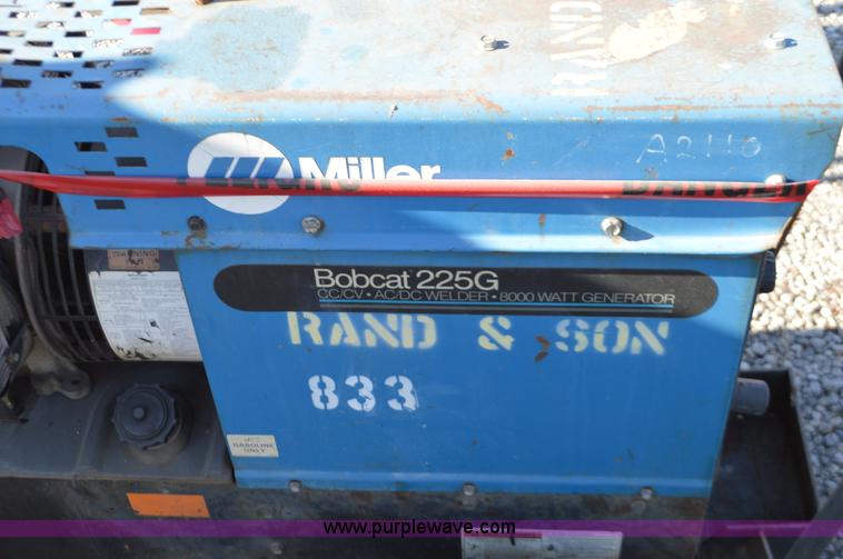 image for item K5309 Miller Bobcat 225G welder/generator