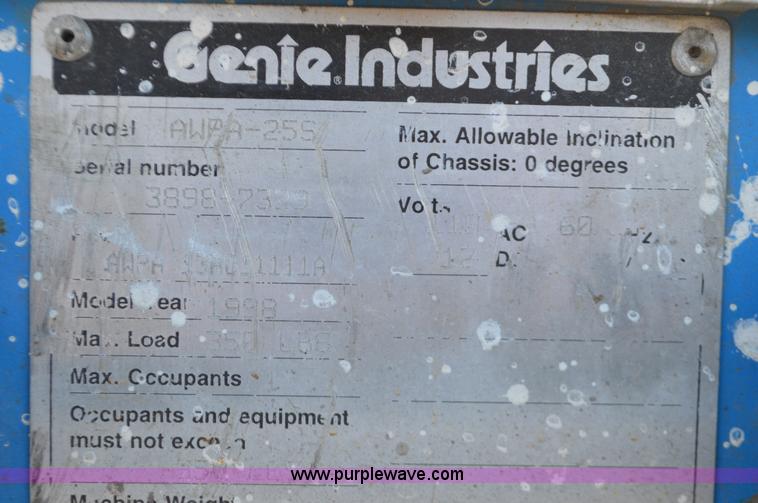 image for item K5310 Genie AWP-25S man lift