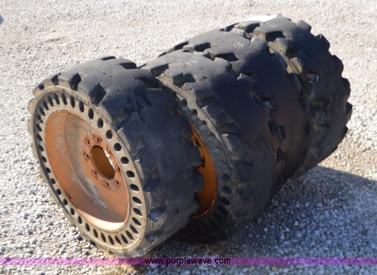 image for item K5311 (4) 12-16.5 skid steer tires