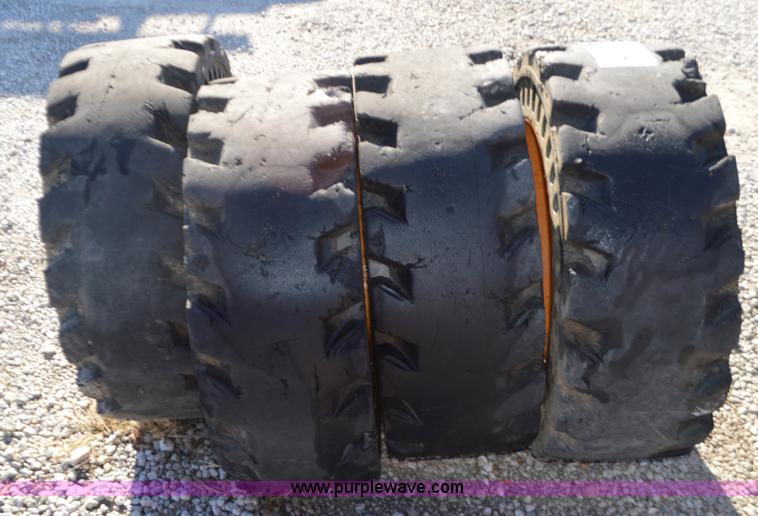 image for item K5311 (4) 12-16.5 skid steer tires