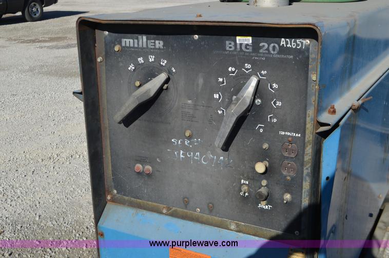 image for item K5312 Miller Big 20 welder