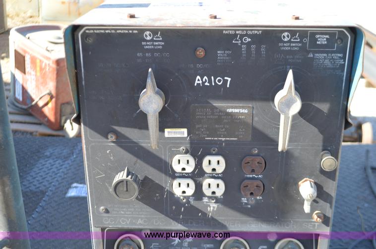 image for item K5314 Miller Bobcat 225G welder/generator